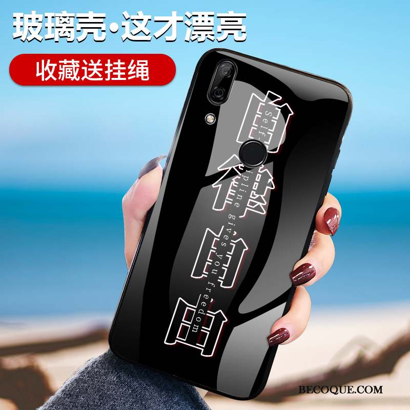 Huawei P Smart Z Coque Créatif Protection Verre Tout Compris Personnalité Miroir