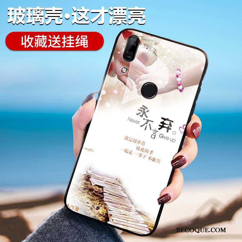 Huawei P Smart Z Coque Créatif Protection Verre Tout Compris Personnalité Miroir