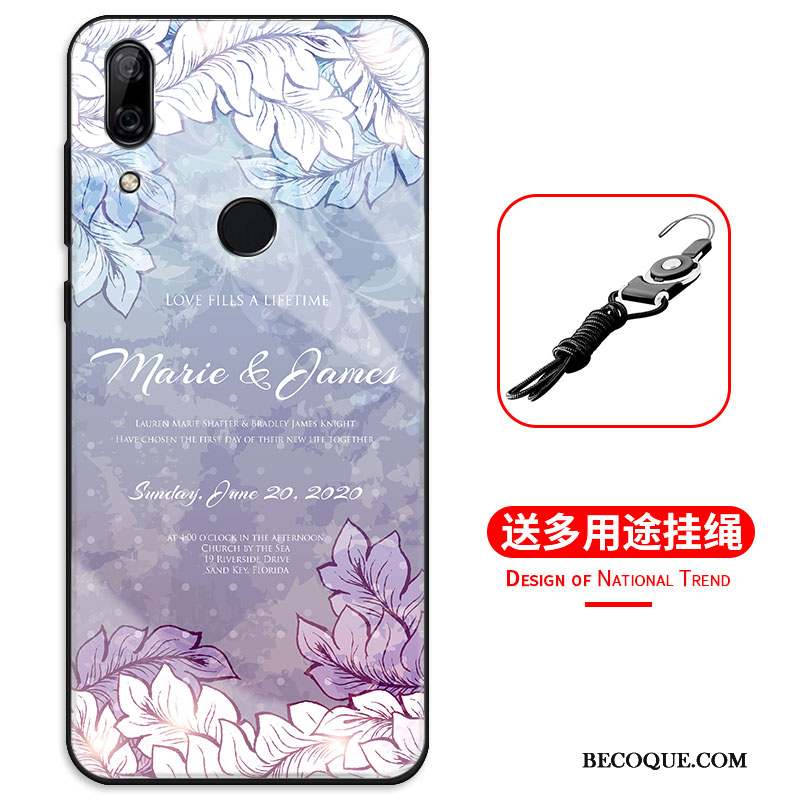 Huawei P Smart Z Coque Étui Miroir Protection Verre De Téléphone