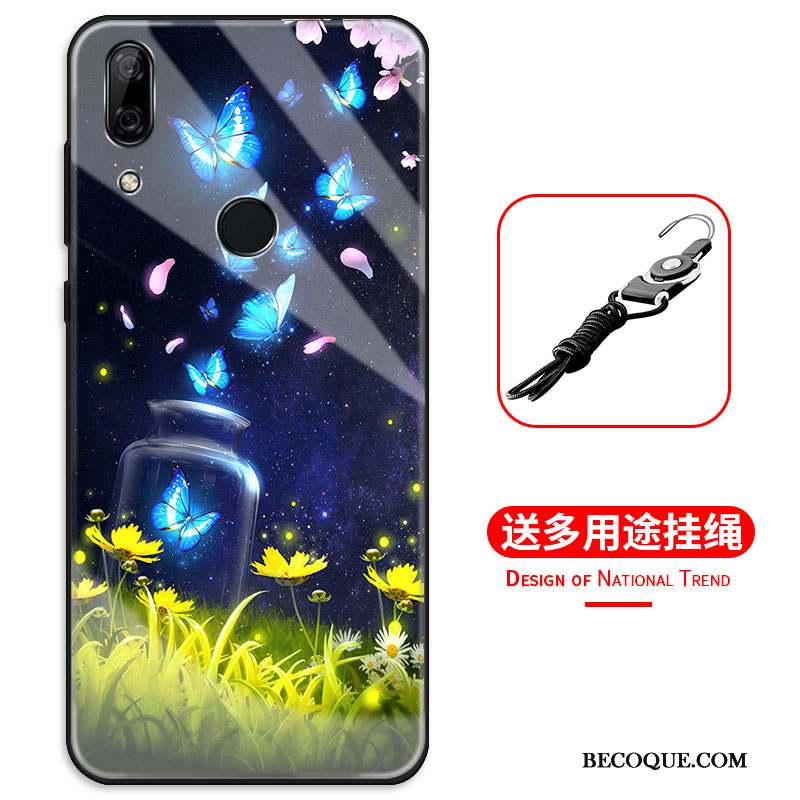 Huawei P Smart Z Coque Étui Miroir Protection Verre De Téléphone