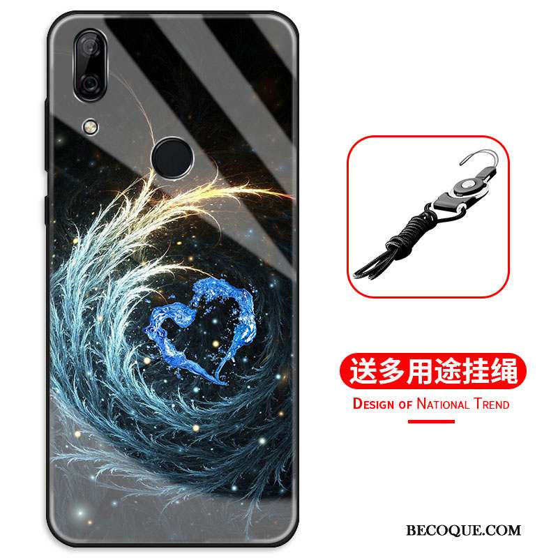 Huawei P Smart Z Coque Étui Miroir Protection Verre De Téléphone