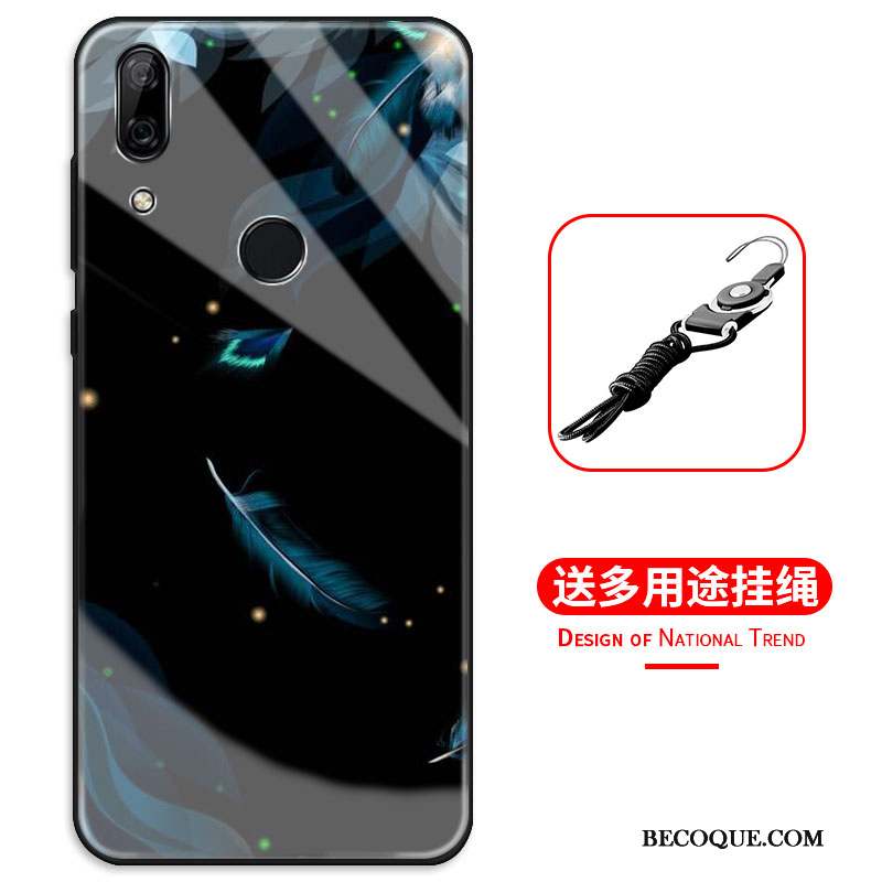 Huawei P Smart Z Coque Étui Miroir Protection Verre De Téléphone