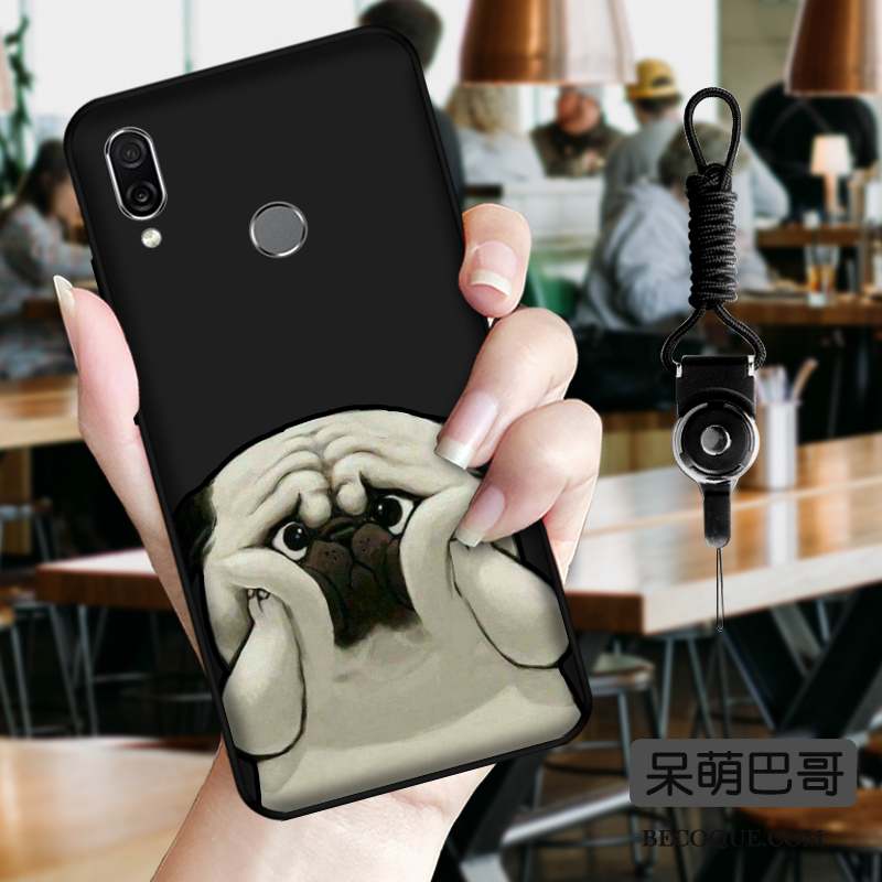 Huawei P Smart Z Dessin Animé Petit Coque De Téléphone Noir Personnalité