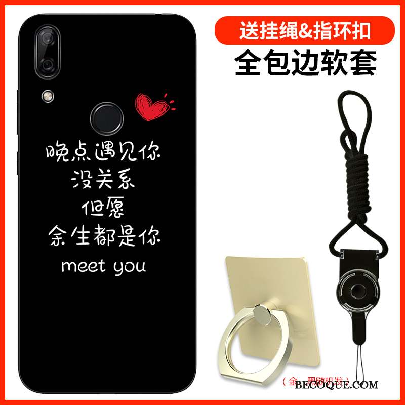 Huawei P Smart Z Personnalité Incassable Protection Coque Blanc Silicone