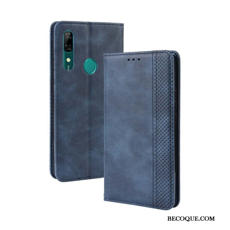 Huawei P Smart Z Protection Étui Étui En Cuir Coque Magnétisme Téléphone Portable