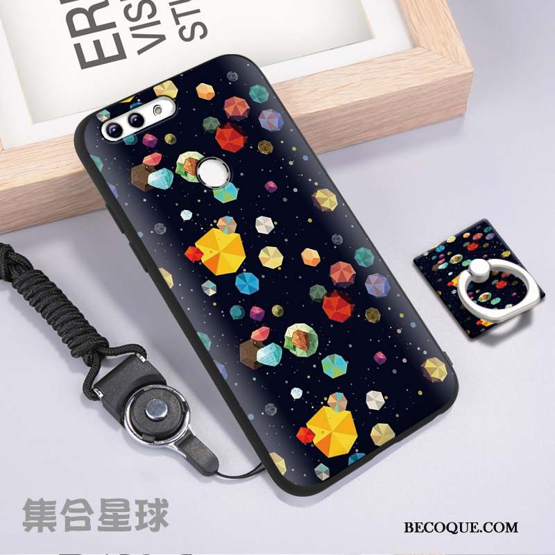 Huawei P Smart Étui Multicolore Coque De Téléphone Amoureux Incassable Silicone