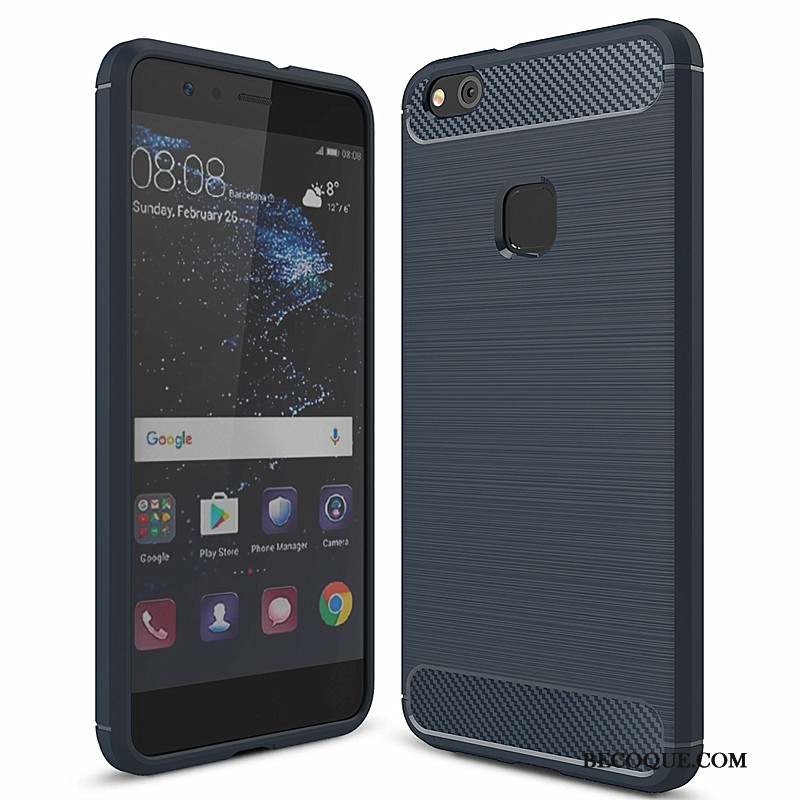 Huawei P10 Bleu Protection Étui Coque De Téléphone Jeunesse Fluide Doux