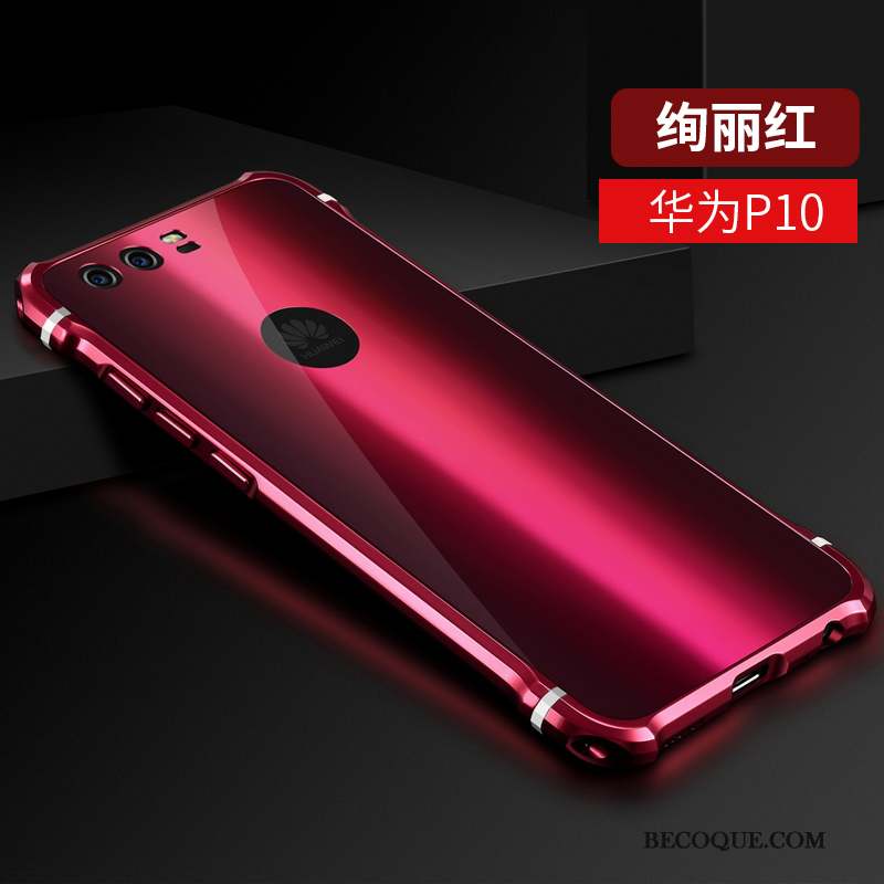 Huawei P10 Coque De Téléphone Créatif Incassable Protection Noir Métal