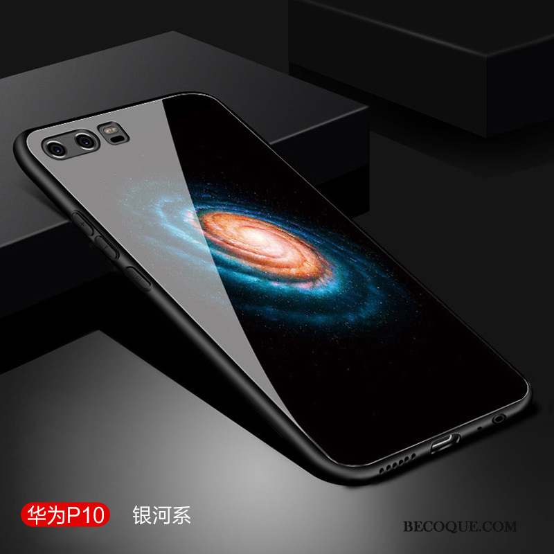 Huawei P10 Coque De Téléphone Créatif Marque De Tendance Protection Étui Noir