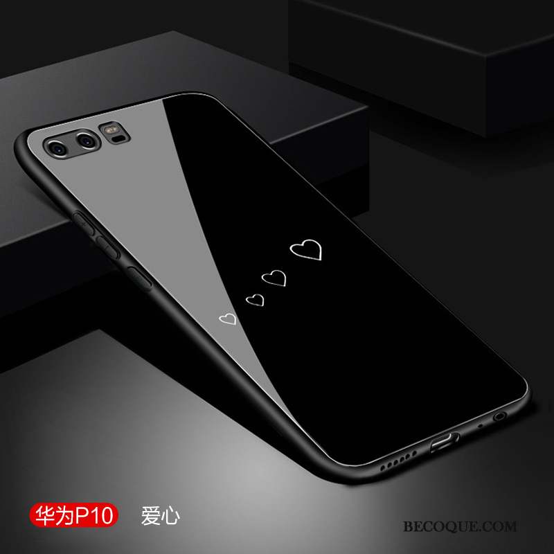 Huawei P10 Coque De Téléphone Créatif Marque De Tendance Protection Étui Noir