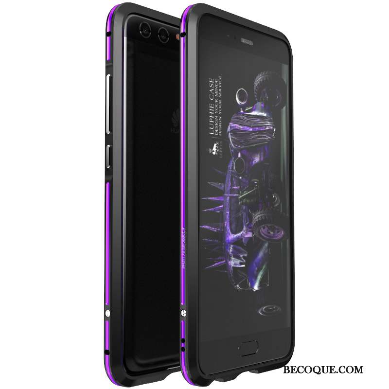 Huawei P10 Coque De Téléphone Personnalité Tout Compris Incassable Border Vert