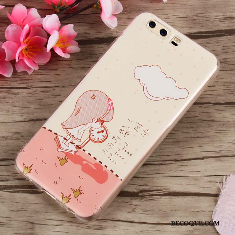 Huawei P10 Coque Multicolore Fluide Doux Incassable Étui Silicone Tendance