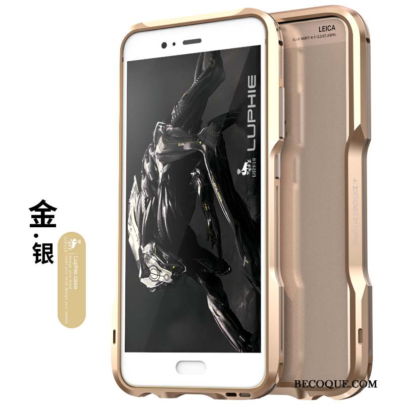 Huawei P10 Coque Personnalité Protection Mince Étui Or Border