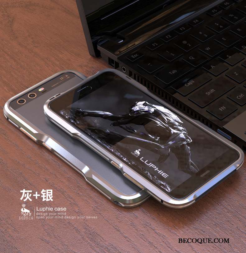 Huawei P10 Coque Personnalité Protection Mince Étui Or Border