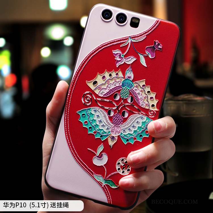 Huawei P10 Coque Tendance Créatif Style Chinois Étui Incassable Personnalité