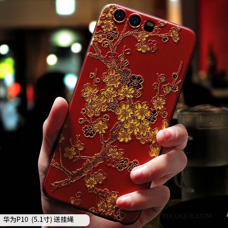 Huawei P10 Coque Tendance Créatif Style Chinois Étui Incassable Personnalité