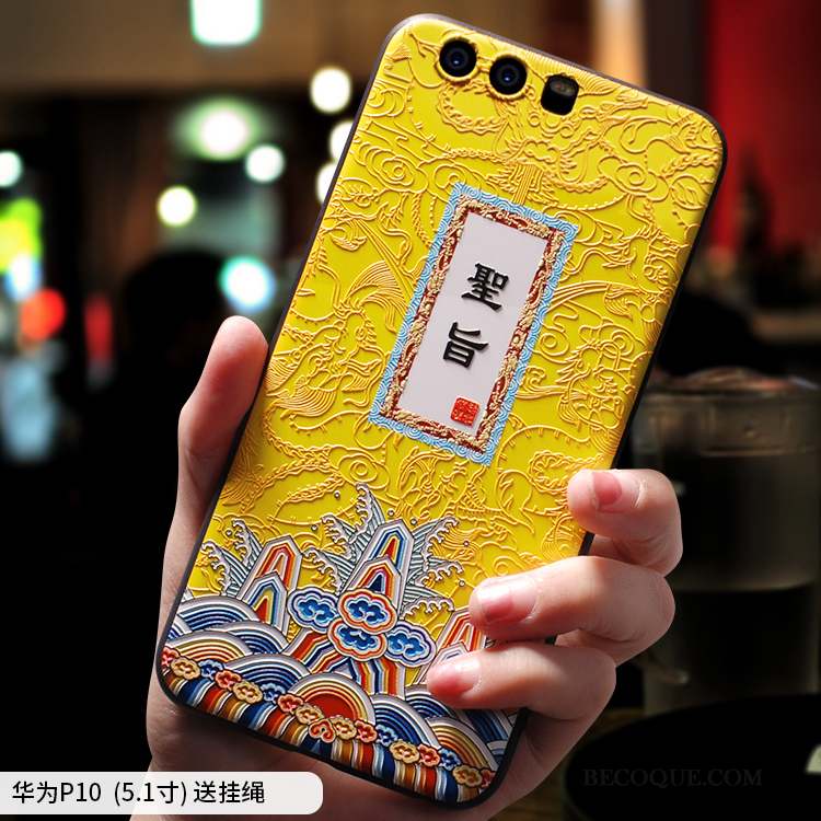 Huawei P10 Coque Tendance Tout Compris Amoureux Incassable Créatif Silicone
