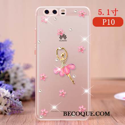 Huawei P10 Coque Téléphone Portable Étui Protection Créatif Personnalité Rose