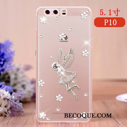 Huawei P10 Coque Téléphone Portable Étui Protection Créatif Personnalité Rose