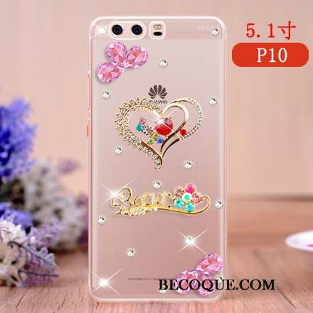 Huawei P10 Coque Téléphone Portable Étui Protection Créatif Personnalité Rose