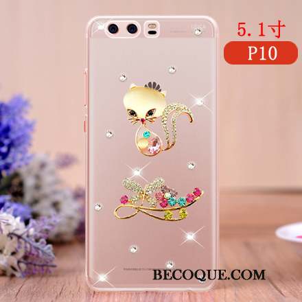 Huawei P10 Coque Téléphone Portable Étui Protection Créatif Personnalité Rose