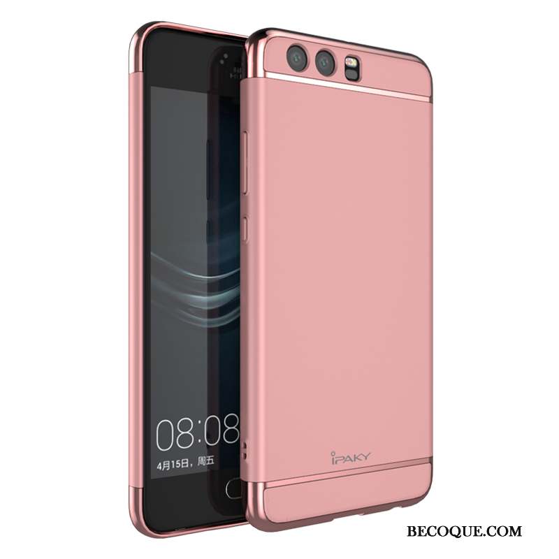 Huawei P10 Délavé En Daim Difficile Nouveau Coque De Téléphone Rouge Étui