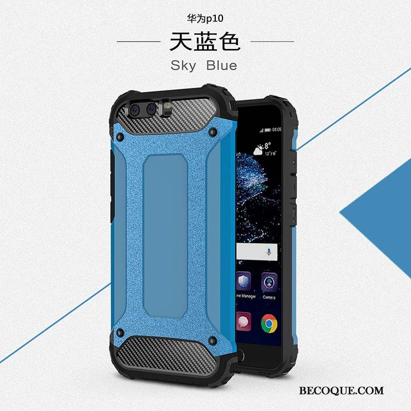Huawei P10 Incassable Étui Bleu Téléphone Portable Coque De Téléphone Tout Compris