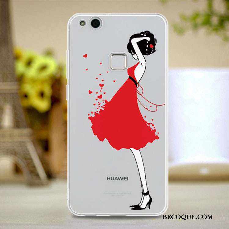 Huawei P10 Lite Coque Fluide Doux De Téléphone Jeunesse Protection Étui