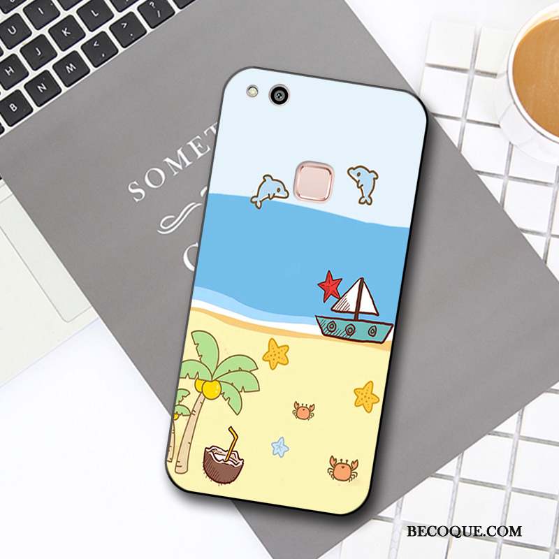 Huawei P10 Lite Dessin Animé Charmant Gaufrage Frais Petit Coque De Téléphone