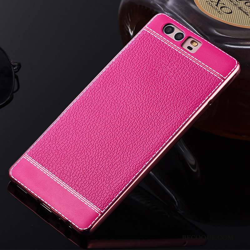 Huawei P10 Lite Fluide Doux Coque De Téléphone Incassable Étui En Cuir Jeunesse Marron