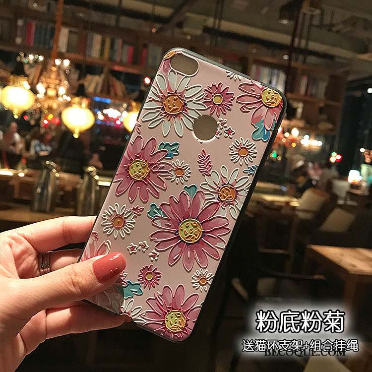 Huawei P10 Lite Gaufrage Délavé En Daim Coque De Téléphone Fluide Doux Noir