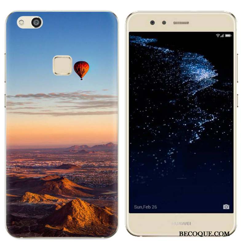 Huawei P10 Lite Paysage Coque Fluide Doux Téléphone Portable Peinture De Téléphone