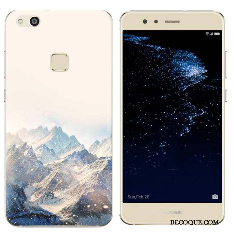 Huawei P10 Lite Paysage Coque Fluide Doux Téléphone Portable Peinture De Téléphone