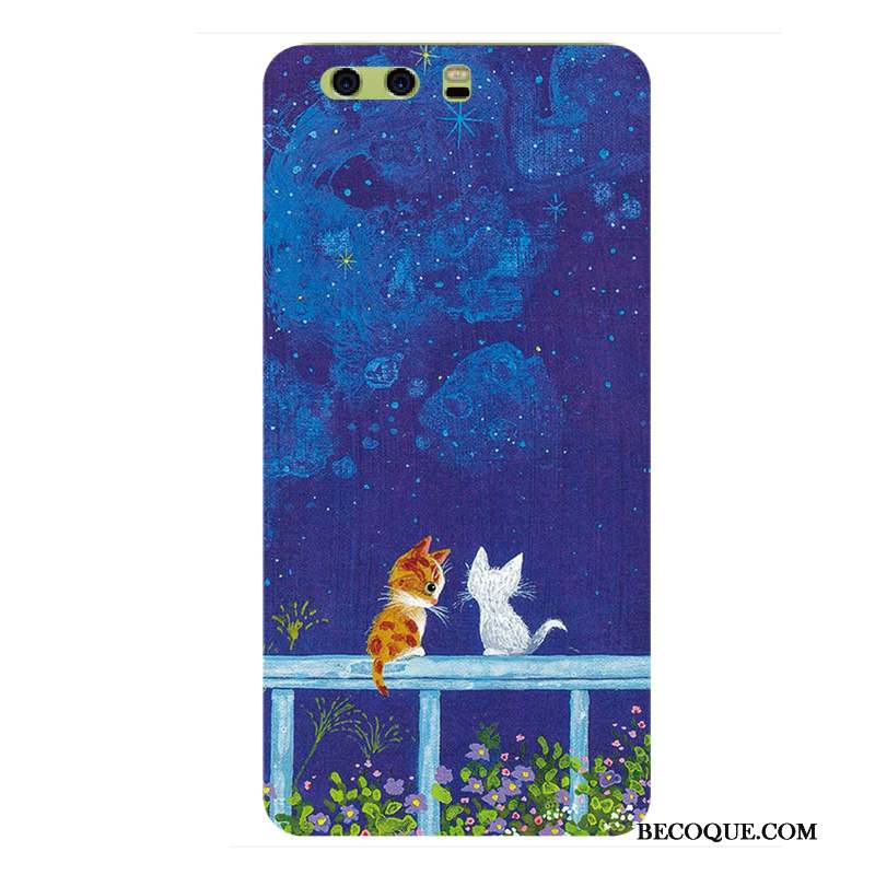 Huawei P10 Personnalité Coque De Téléphone Tout Compris Protection Étui Délavé En Daim