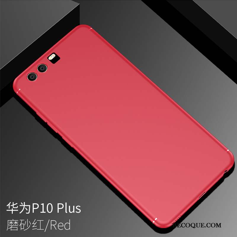 Huawei P10 Plus Coque De Téléphone Rose Silicone Très Mince Membrane Personnalisé