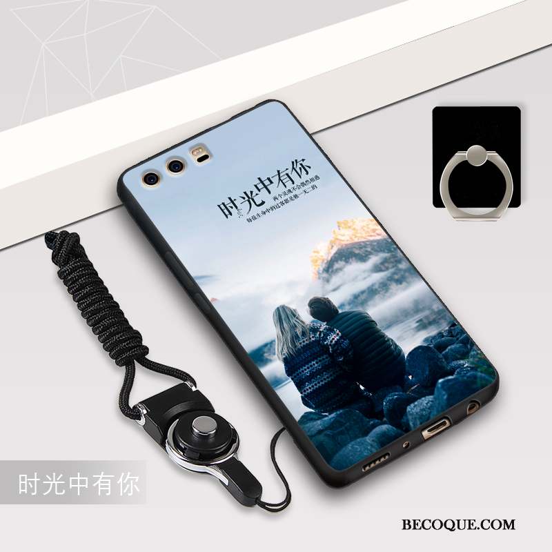 Huawei P10 Plus Coque Personnalité Silicone Ornements Suspendus Étui Incassable