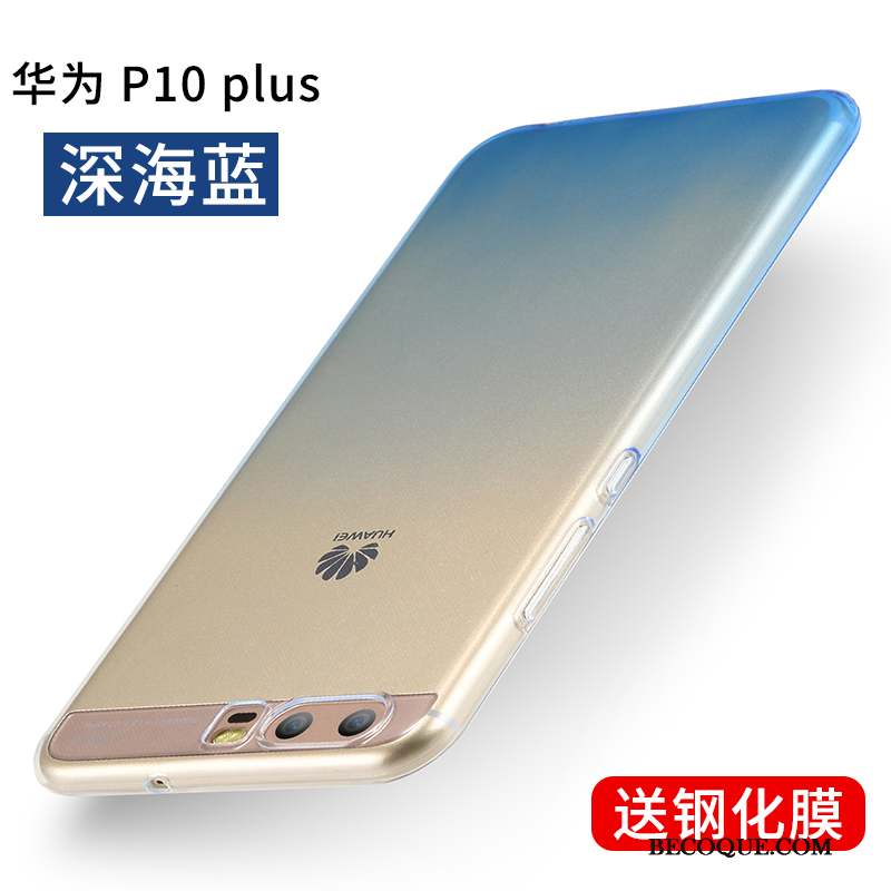 Huawei P10 Plus Coque Personnalité Tendance Silicone Fluide Doux Incassable Tout Compris