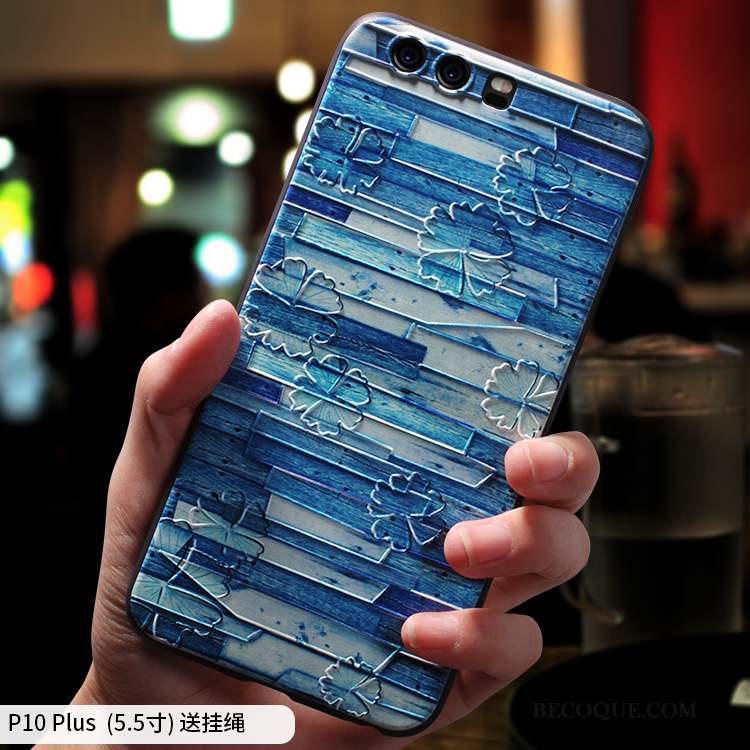 Huawei P10 Plus Coque Tendance Incassable Fluide Doux Créatif Silicone Personnalité