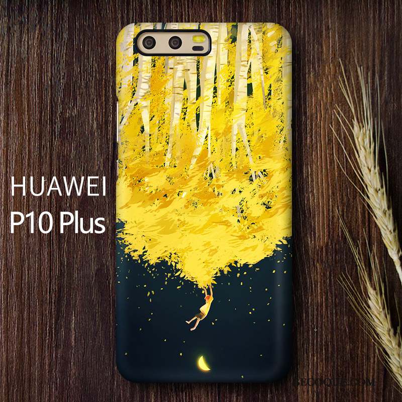 Huawei P10 Plus Coque Téléphone Portable Art Personnalité Bleu De Téléphone