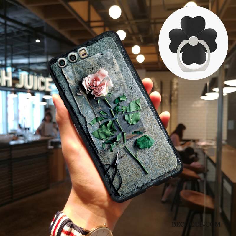 Huawei P10 Plus Créatif Gaufrage Étui Ornements Suspendus Personnalité Coque De Téléphone