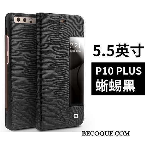 Huawei P10 Plus Cuir Véritable Étui Housse Coque De Téléphone Protection Étui En Cuir