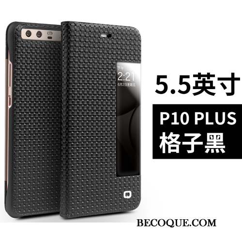 Huawei P10 Plus Cuir Véritable Étui Housse Coque De Téléphone Protection Étui En Cuir