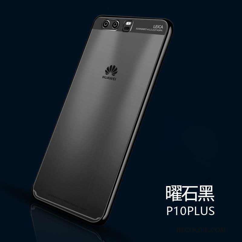 Huawei P10 Plus Fluide Doux Très Mince Coque De Téléphone Transparent Incassable Étui