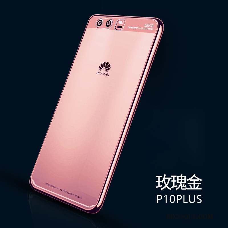 Huawei P10 Plus Fluide Doux Très Mince Coque De Téléphone Transparent Incassable Étui