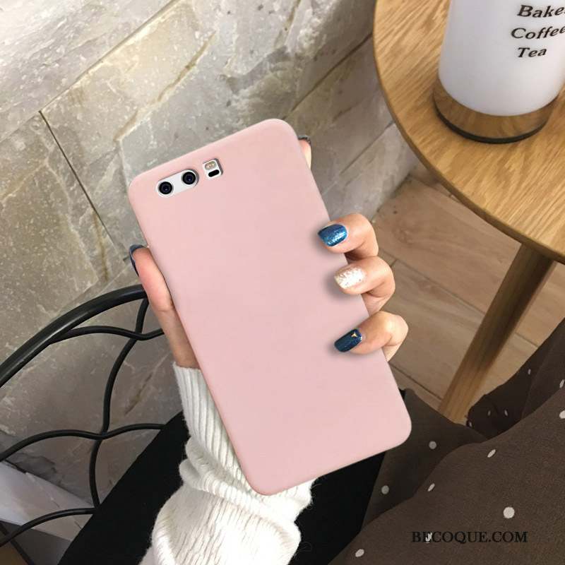 Huawei P10 Plus Incassable Coque De Téléphone Vin Rouge Très Mince Silicone Tout Compris