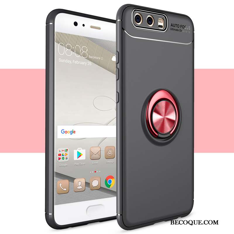 Huawei P10 Plus Incassable Coque De Téléphone Étui Silicone Rouge Fluide Doux