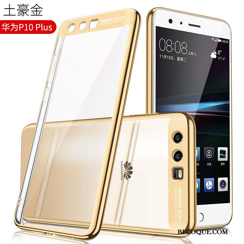 Huawei P10 Plus Personnalité Coque De Téléphone Étui Tendance Incassable Transparent