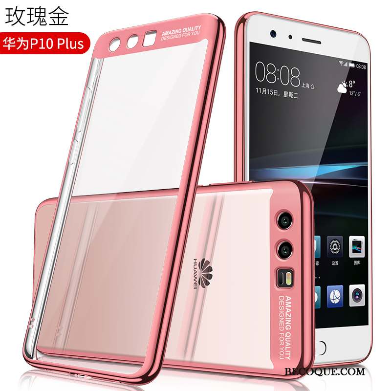 Huawei P10 Plus Personnalité Coque De Téléphone Étui Tendance Incassable Transparent