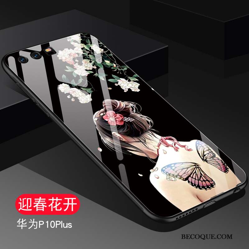 Huawei P10 Plus Protection Noir Créatif Étui Coque De Téléphone Tout Compris