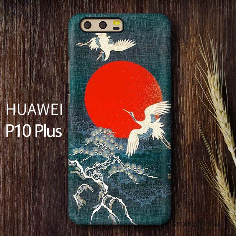 Huawei P10 Plus Style Chinois Coque Personnalisé Grue Incassable De Téléphone